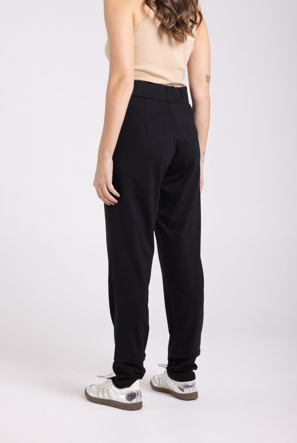 Two T's - Ponte Panelled Pant | Black - Pants - Silvermaple Boutique