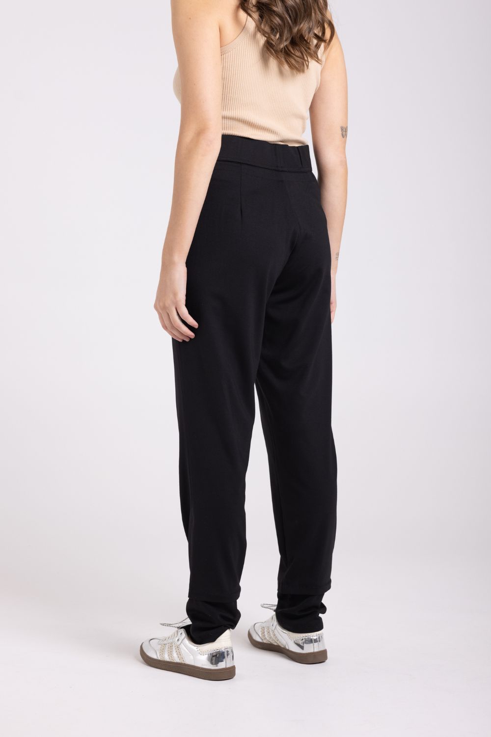 Two T's - Ponte Panelled Pant | Black - Pants - Silvermaple Boutique