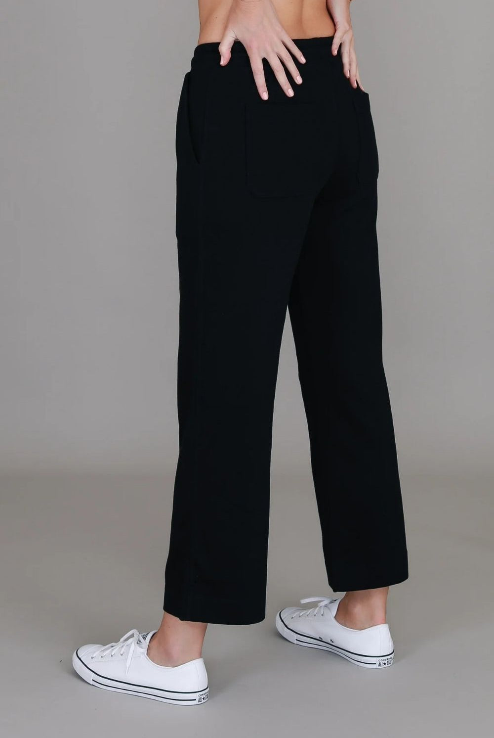 3rd Story The Label - Vermont Straight Leg Sweatpant | Black - Pants - Silvermaple Boutique