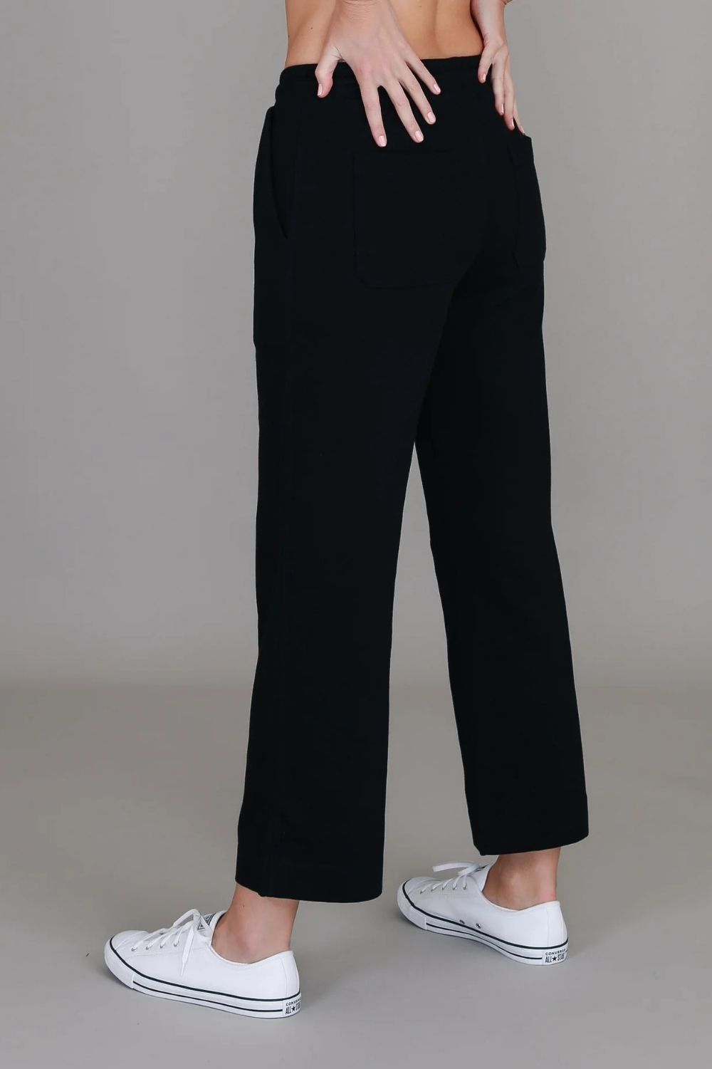 3rd Story The Label - Vermont Straight Leg Sweatpant | Black - Pants - Silvermaple Boutique