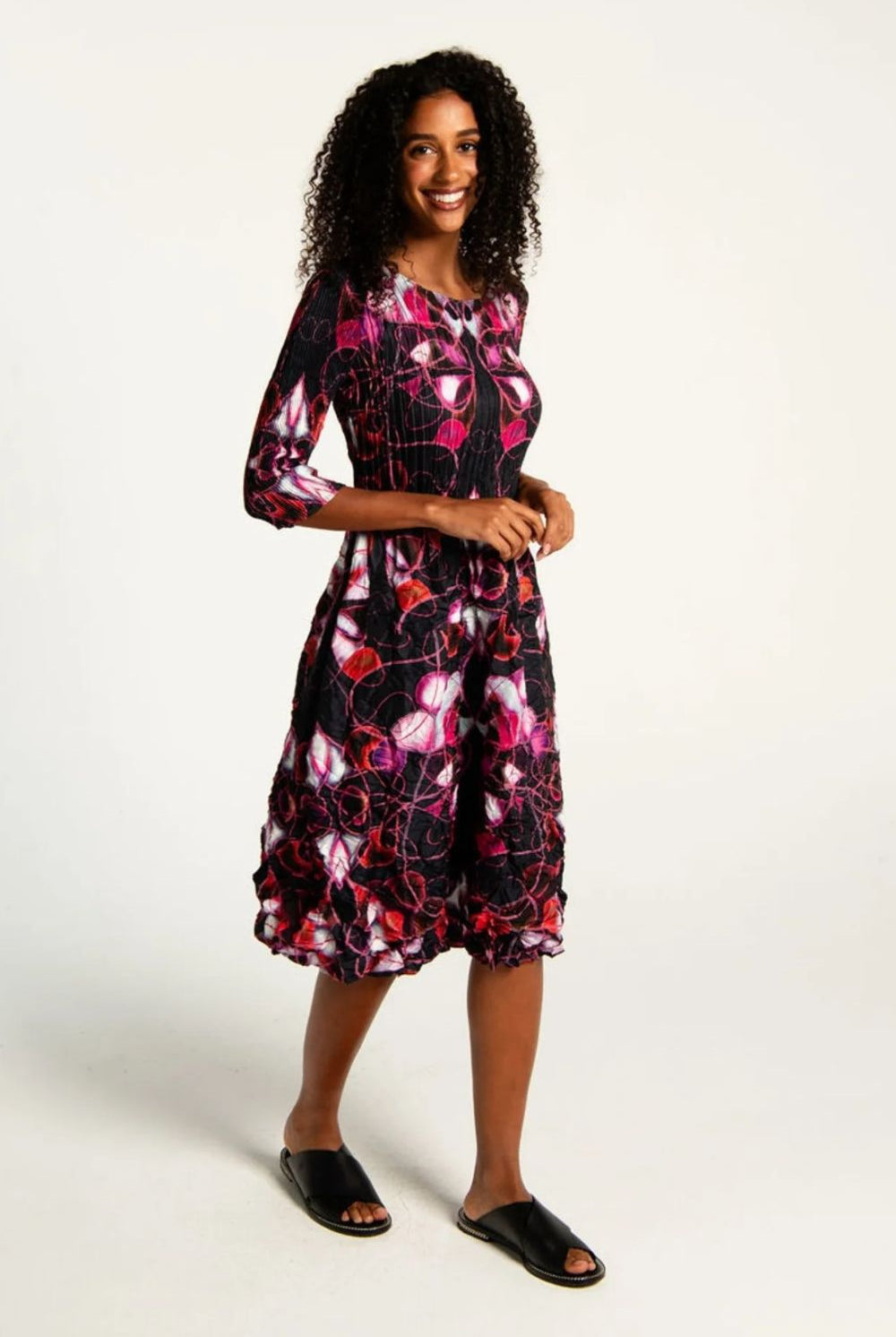 Alquema - Alquema 3/4 Sleeve Smash Pocket Dress | Telescope - Dress - Silvermaple Boutique