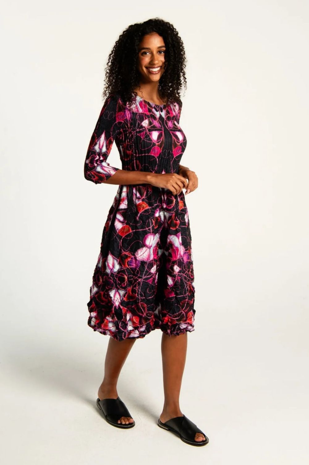 Alquema - Alquema 3/4 Sleeve Smash Pocket Dress | Telescope - Dress - Silvermaple Boutique