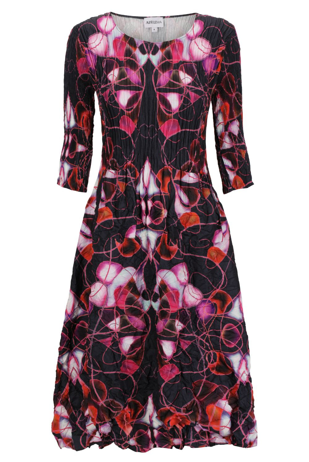 Alquema - Alquema 3/4 Sleeve Smash Pocket Dress | Telescope - Dress - Silvermaple Boutique