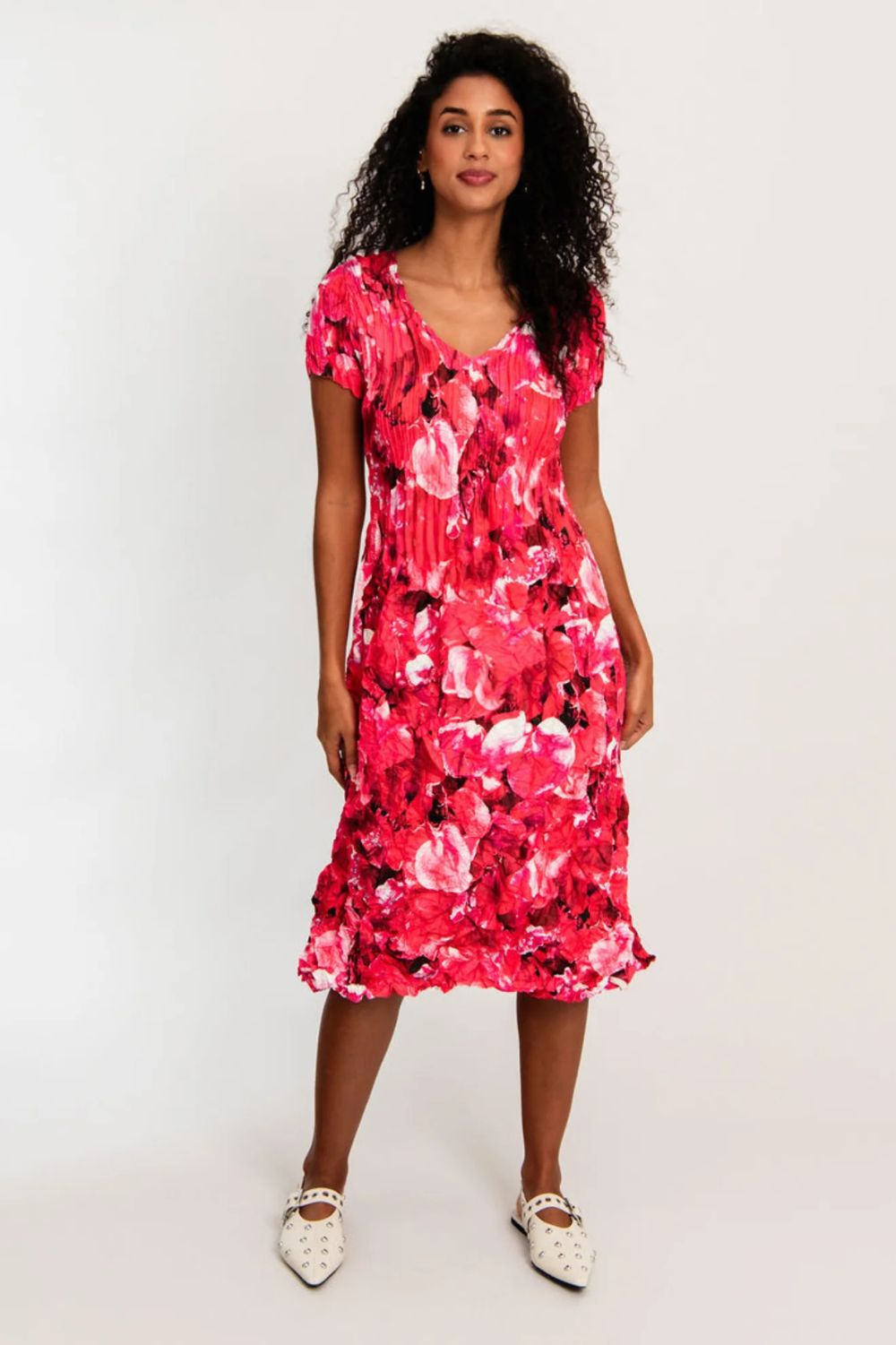 Alquema - Alquema Cap Sleeve Smash Dress | Peachy Pea - - Silvermaple Boutique