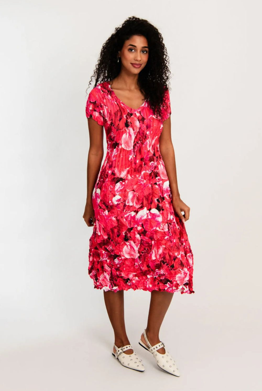 Alquema - Alquema Cap Sleeve Smash Dress | Peachy Pea - - Silvermaple Boutique