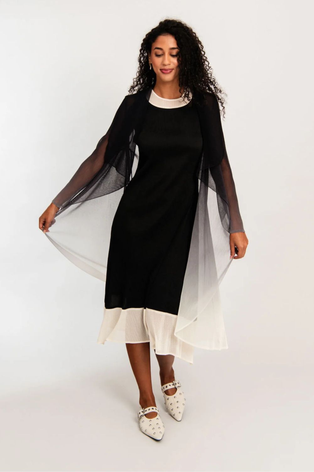 Alquema - Alquema Kambe Dress | Black Cream - Dress - Silvermaple Boutique