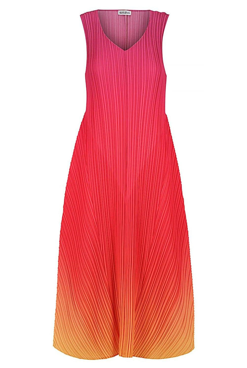 Alquema - Long Estrella Dress Ombre | Festival Sunrise - Dress - Silvermaple Boutique