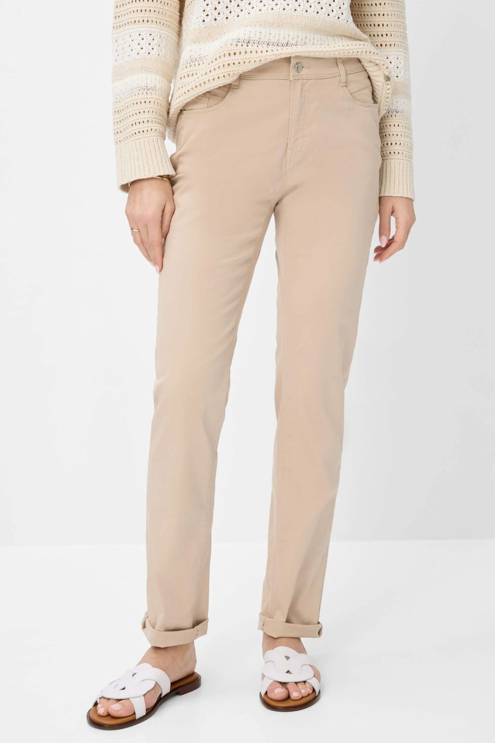 Brax - Brax Carola Five Pocket Jean | Almond - Jeans - Silvermaple Boutique