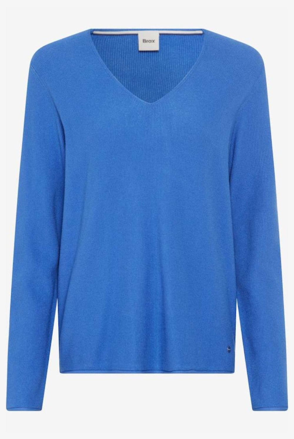 Brax - Lesley V-Neck Sweater | Sapphire Blue - Top - Silvermaple Boutique