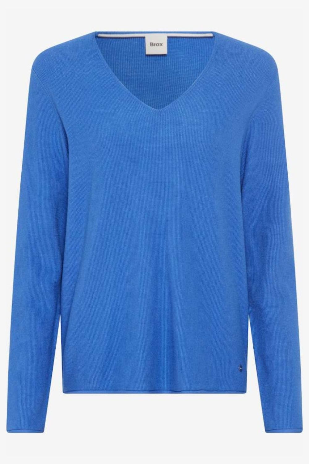 Brax - Lesley V-Neck Sweater | Sapphire Blue - Top - Silvermaple Boutique