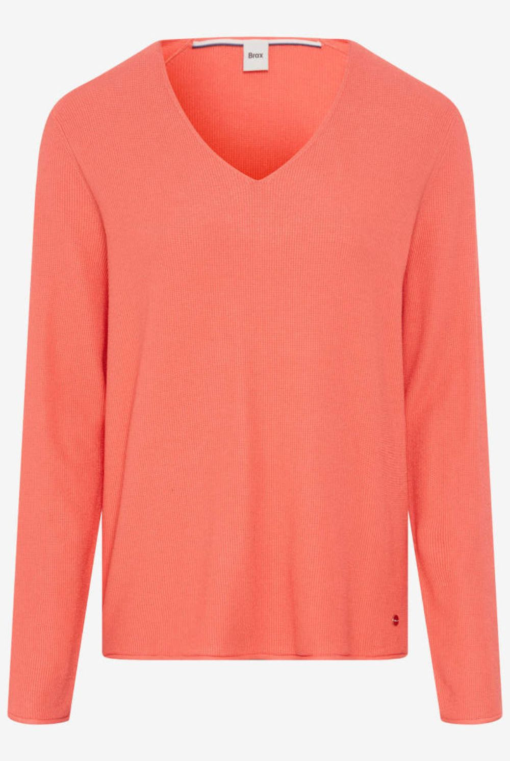 Brax - Lesley V-Neck Sweater | Watermelon - Top - Silvermaple Boutique