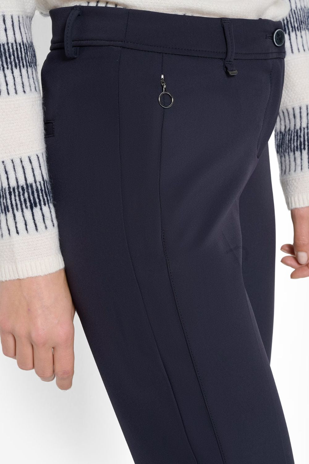 Brax - Maron S Trouser | Navy - Pants - Silvermaple Boutique