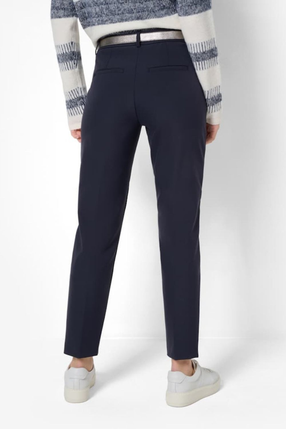 Brax - Maron S Trouser | Navy - Pants - Silvermaple Boutique