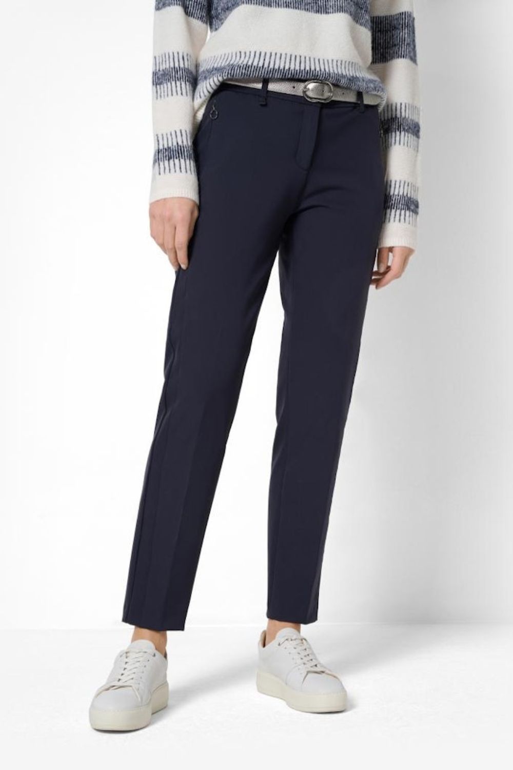 Brax - Maron S Trouser | Navy - Pants - Silvermaple Boutique