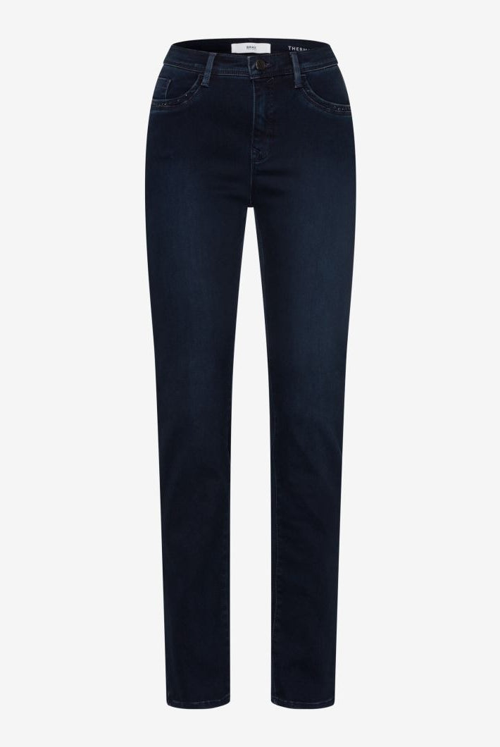 Brax - Mary 5 Pocket Jean | Used Night Blue - Jeans - Silvermaple Boutique