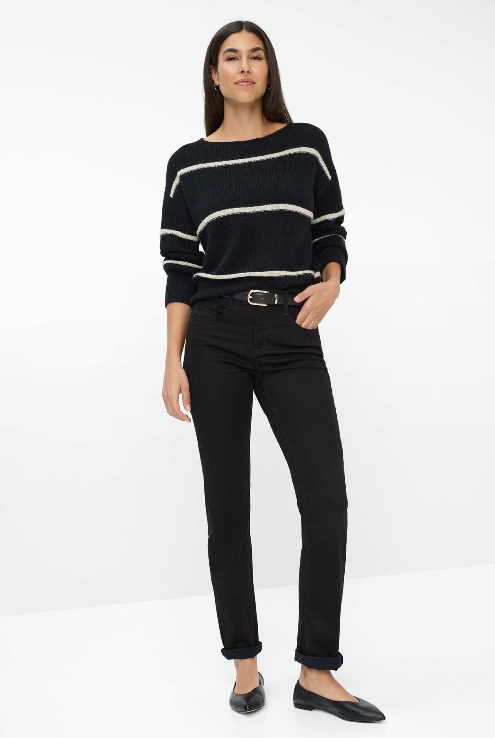 Brax - Brax Mary 5 Pocket Jeans | Black - Jeans - Silvermaple Boutique