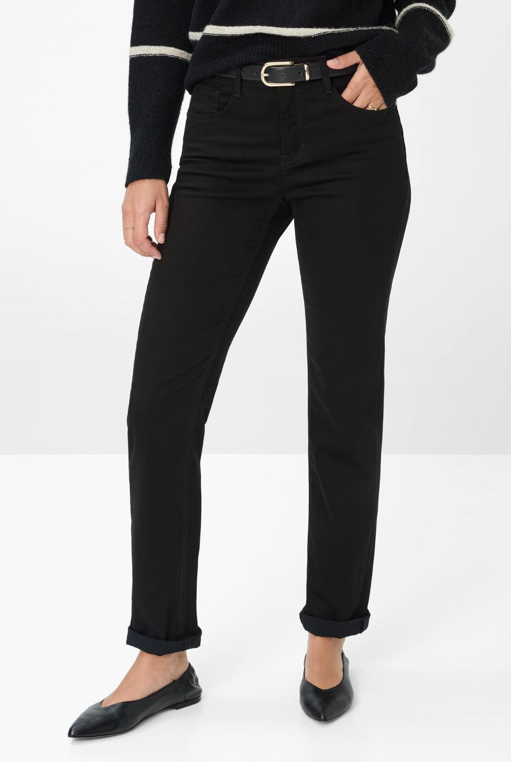 Brax - Brax Mary 5 Pocket Jeans | Black - Jeans - Silvermaple Boutique