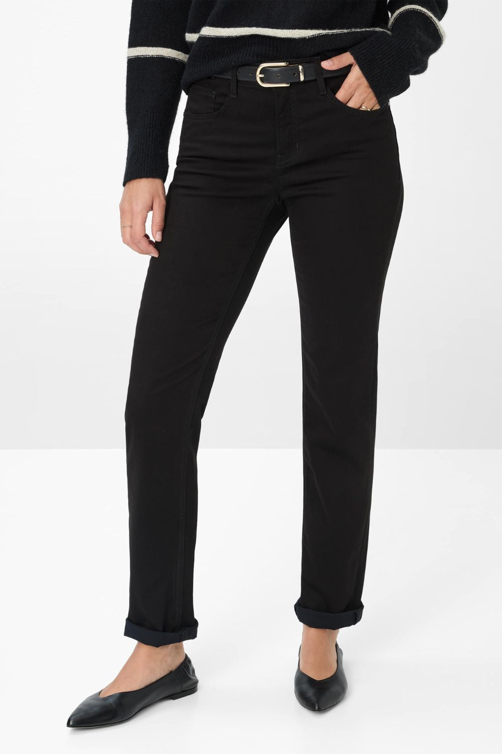 Brax - Brax Mary 5 Pocket Jeans | Black - Jeans - Silvermaple Boutique