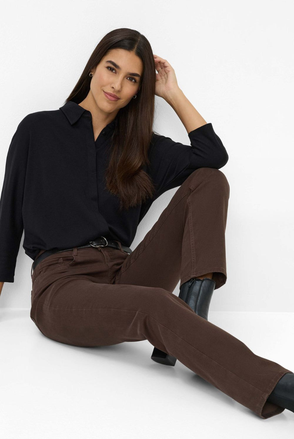 Brax - Brax Mary 5 Pocket Jeans | Chocolate - Jeans - Silvermaple Boutique