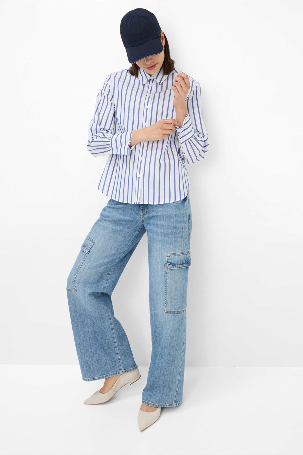 Brax - Brax Vic Blouse | Navy - Blouse - Silvermaple Boutique