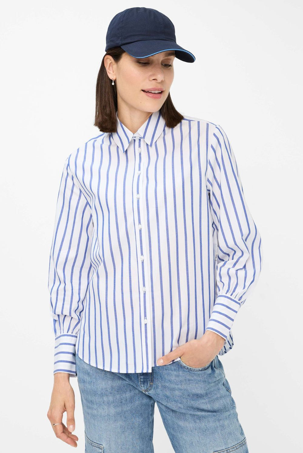 Brax - Brax Vic Blouse | Navy - Blouse - Silvermaple Boutique