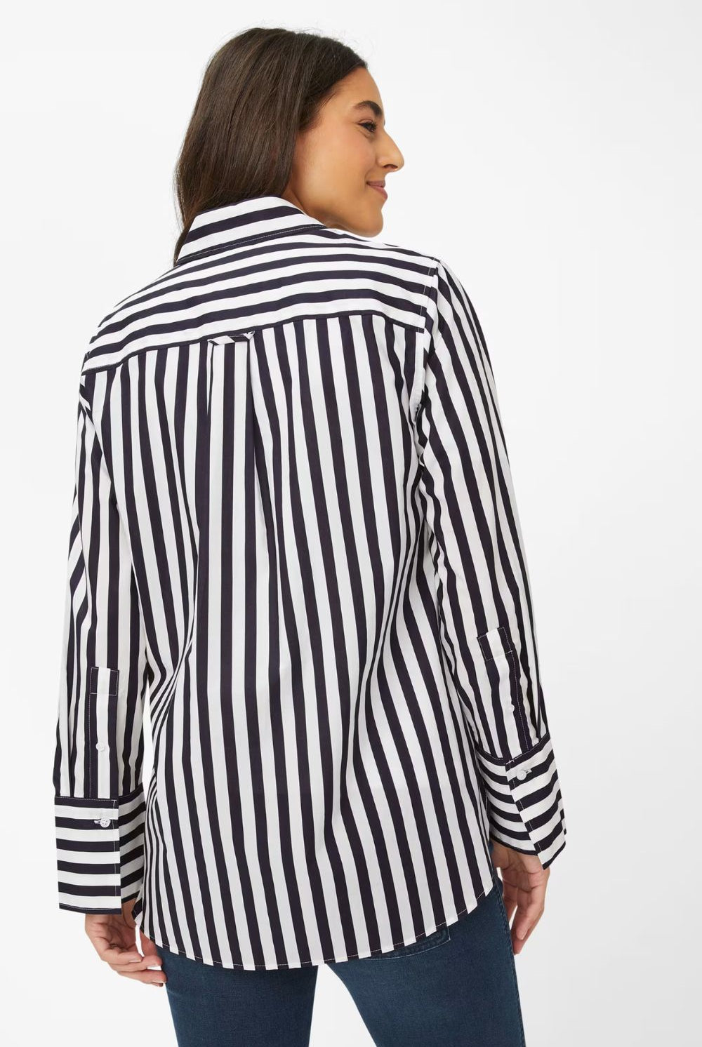 Brax - Viki Blouse | Navy Stripe - Blouse - Silvermaple Boutique