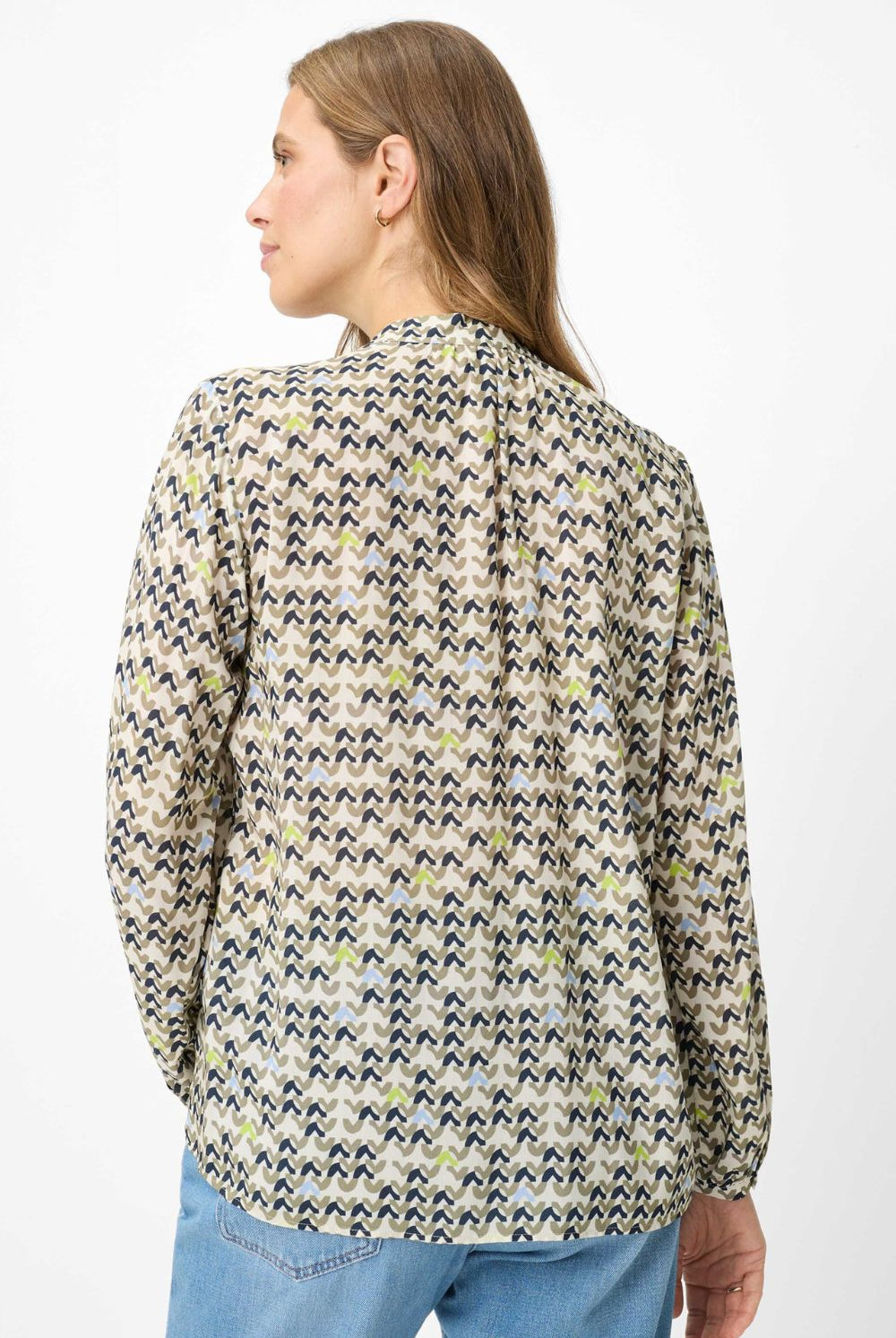 Brax - Brax Vivi Blouse | Faded Khaki - Blouse - Silvermaple Boutique