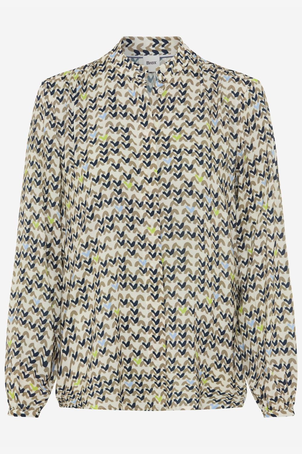Brax - Brax Vivi Blouse | Faded Khaki - Blouse - Silvermaple Boutique