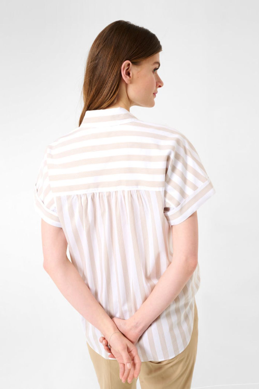 Brax - Viv Blouse | Sand - Blouse - Silvermaple Boutique