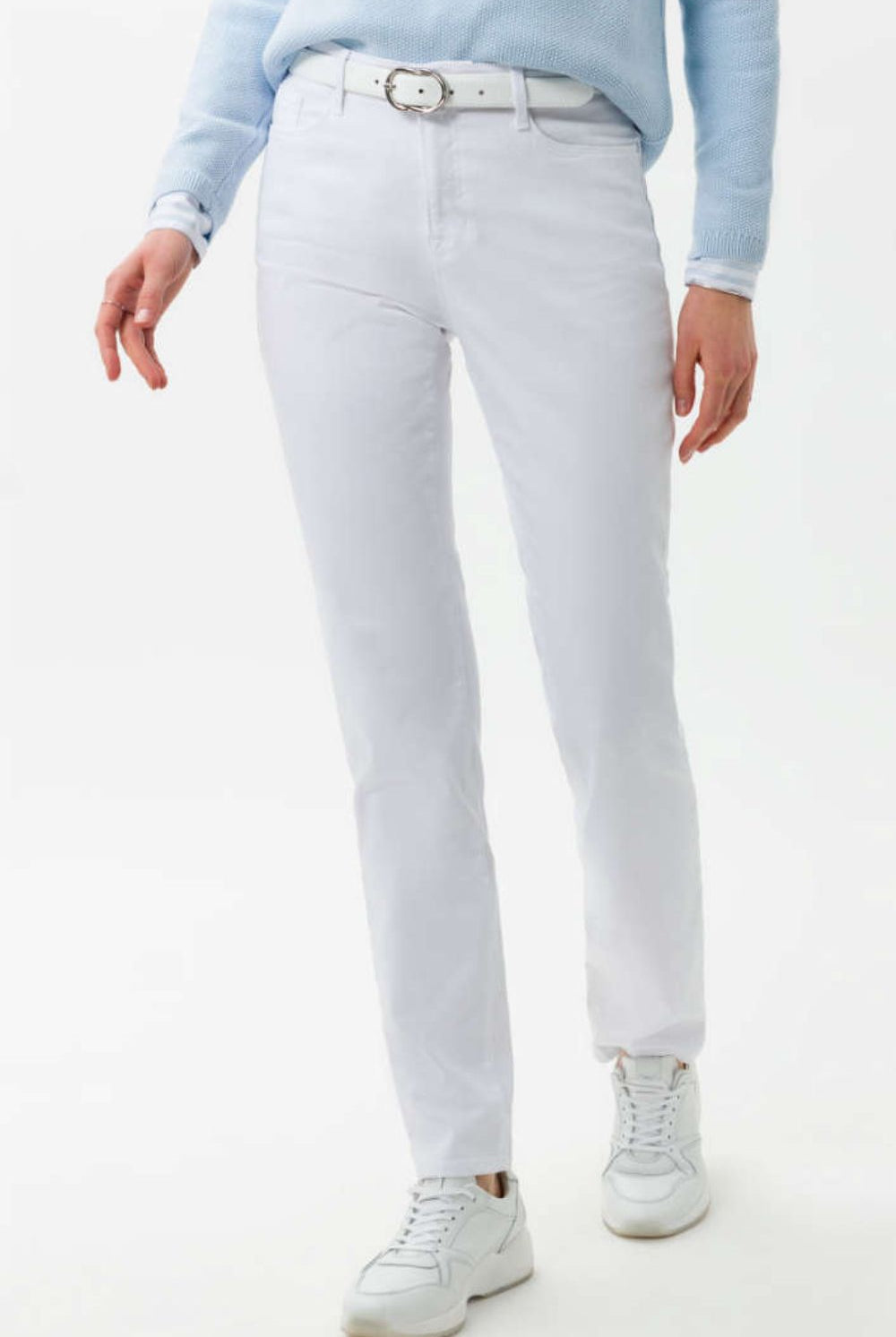Brax - Mary 5 Pocket Jean | White - Jeans - Silvermaple Boutique