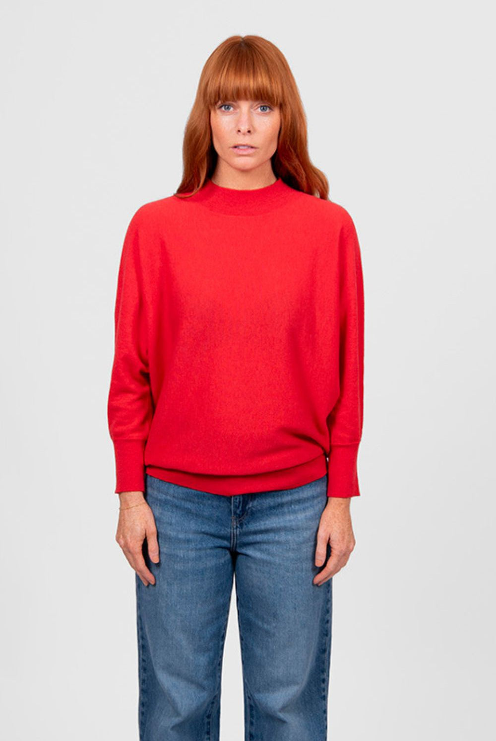 Bridge & Lord - Dolman 3/4 Sleeve Pullover | Cayenne - Pullover - Silvermaple Boutique
