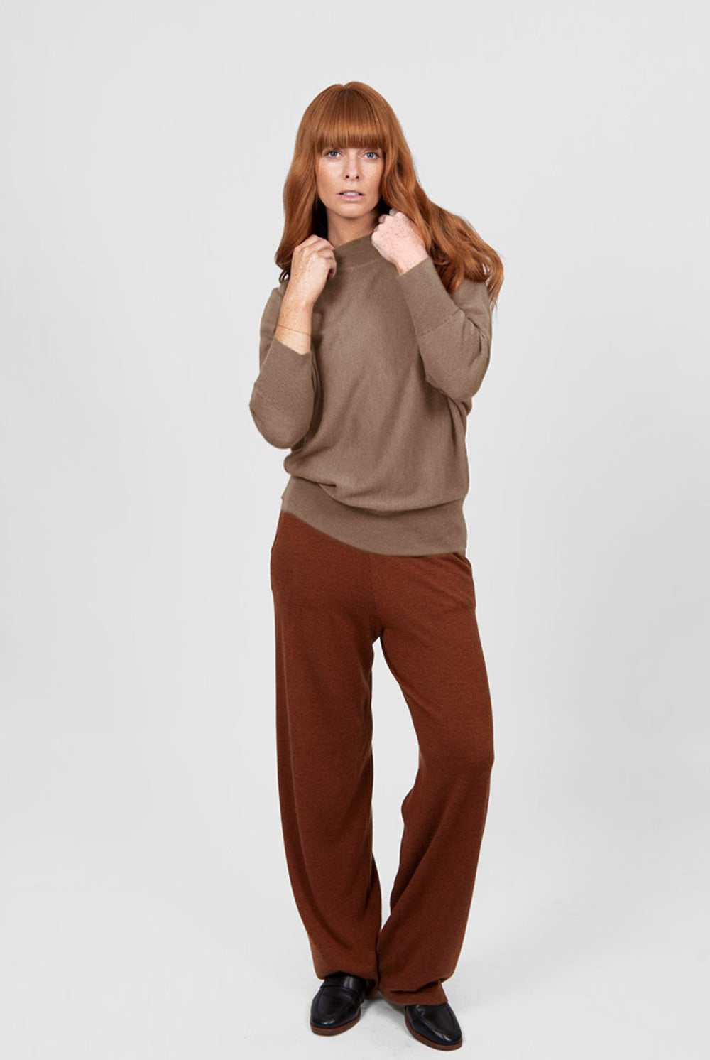 Bridge & Lord - Dolman 3/4 Sleeve Pullover | Cobblestone - Pullover - Silvermaple Boutique