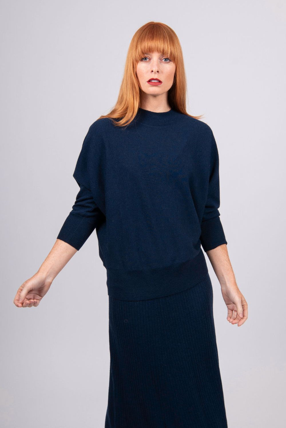 Bridge & Lord - Dolman 3/4 Sleeve Pullover | Ink - Pullover - Silvermaple Boutique