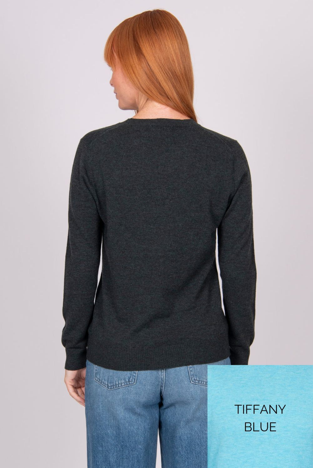 Bridge & Lord - Chloe Essential Crew Neck Pullover | Tiffany Blue - Knitwear - Silvermaple Boutique