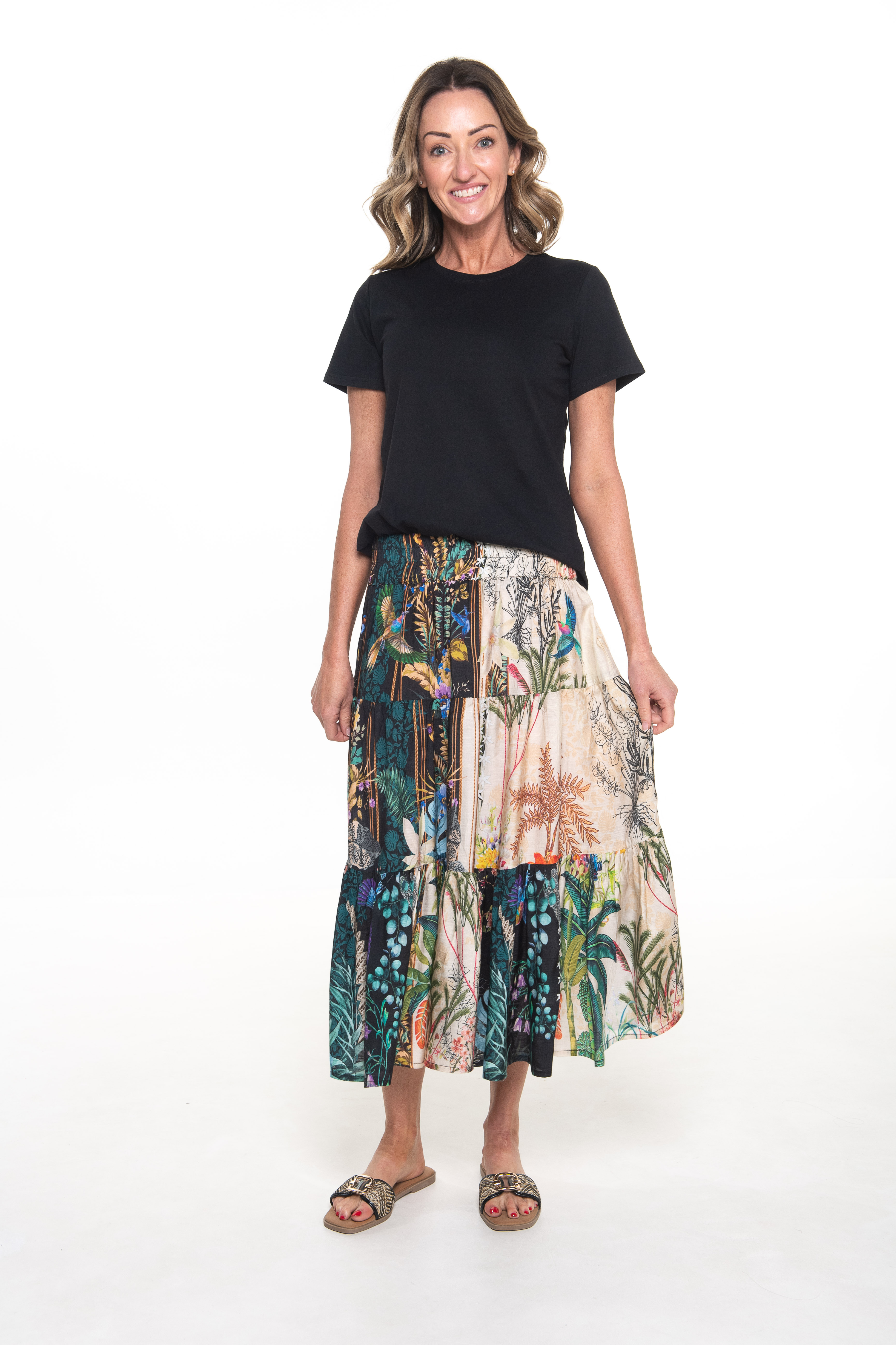 Silvermaple Collection - Bronte Skirt | Forest Noir - Skirt - Silvermaple Boutique
