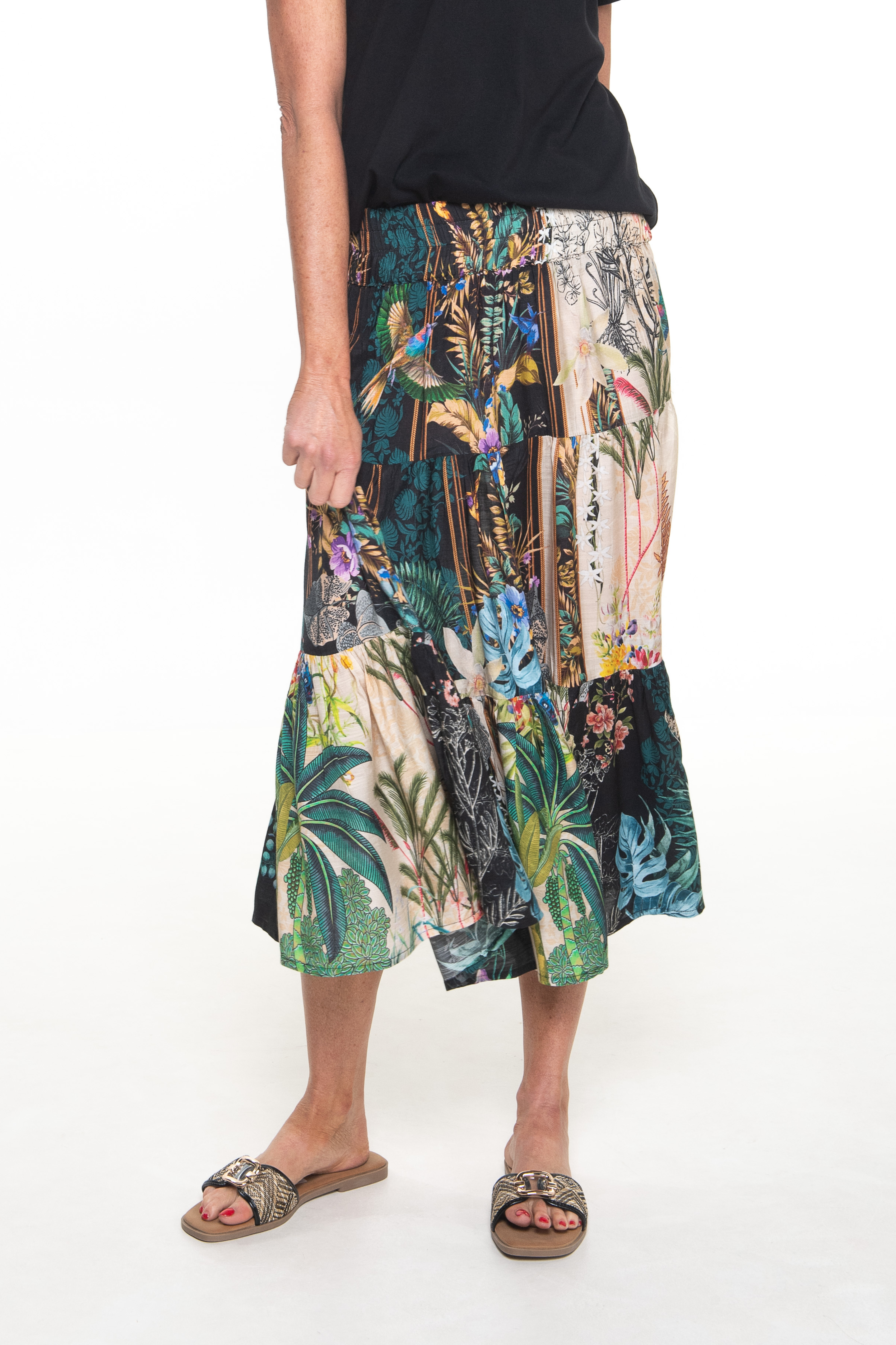 Silvermaple Collection - Bronte Skirt | Forest Noir - Skirt - Silvermaple Boutique