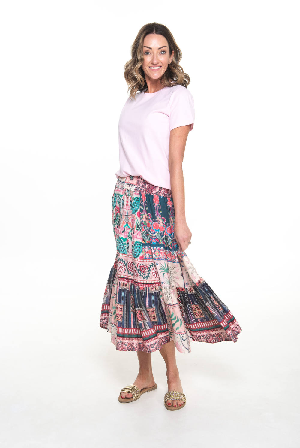 Silvermaple Collection - Bronte Skirt | Marrakesh Rouge - Skirt - Silvermaple Boutique