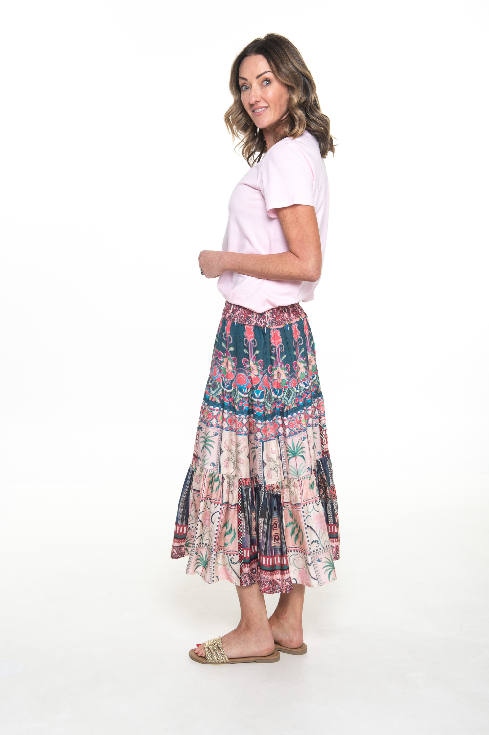 Silvermaple Collection - Bronte Skirt | Marrakesh Rouge - Skirt - Silvermaple Boutique