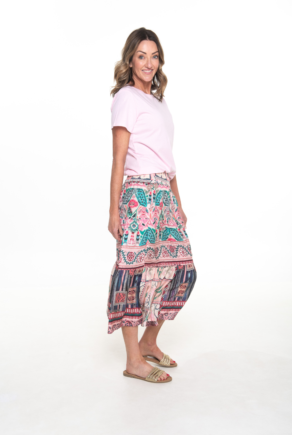 Silvermaple Collection - Bronte Skirt | Marrakesh Rouge - Skirt - Silvermaple Boutique
