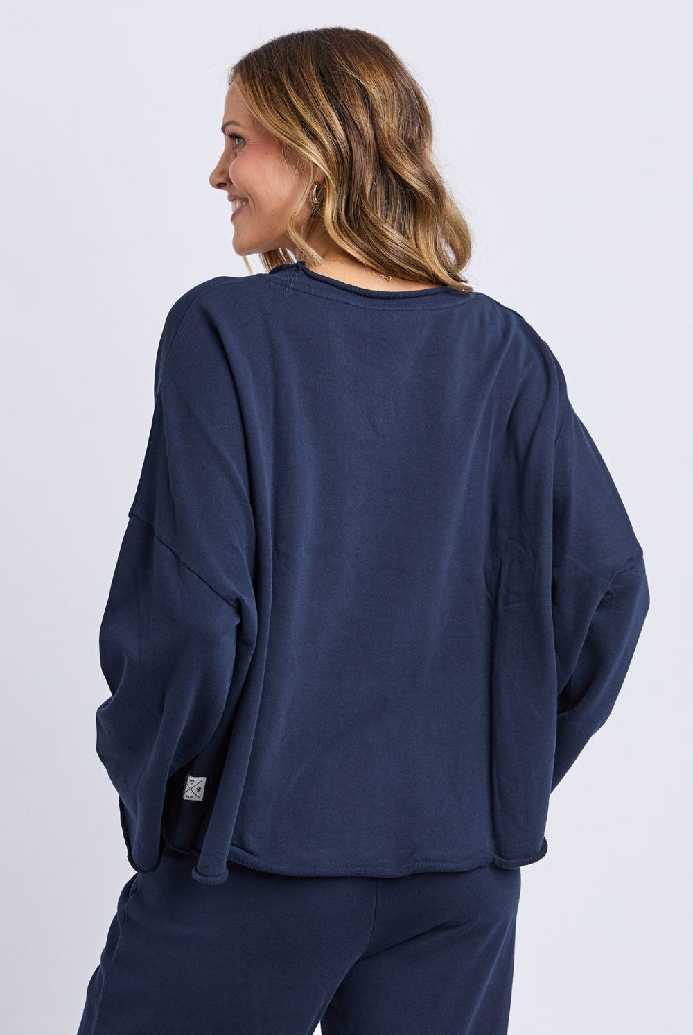 Elm Lifestyle - Gab L/S Sweat | Dark Sapphire - Jumper - Silvermaple Boutique