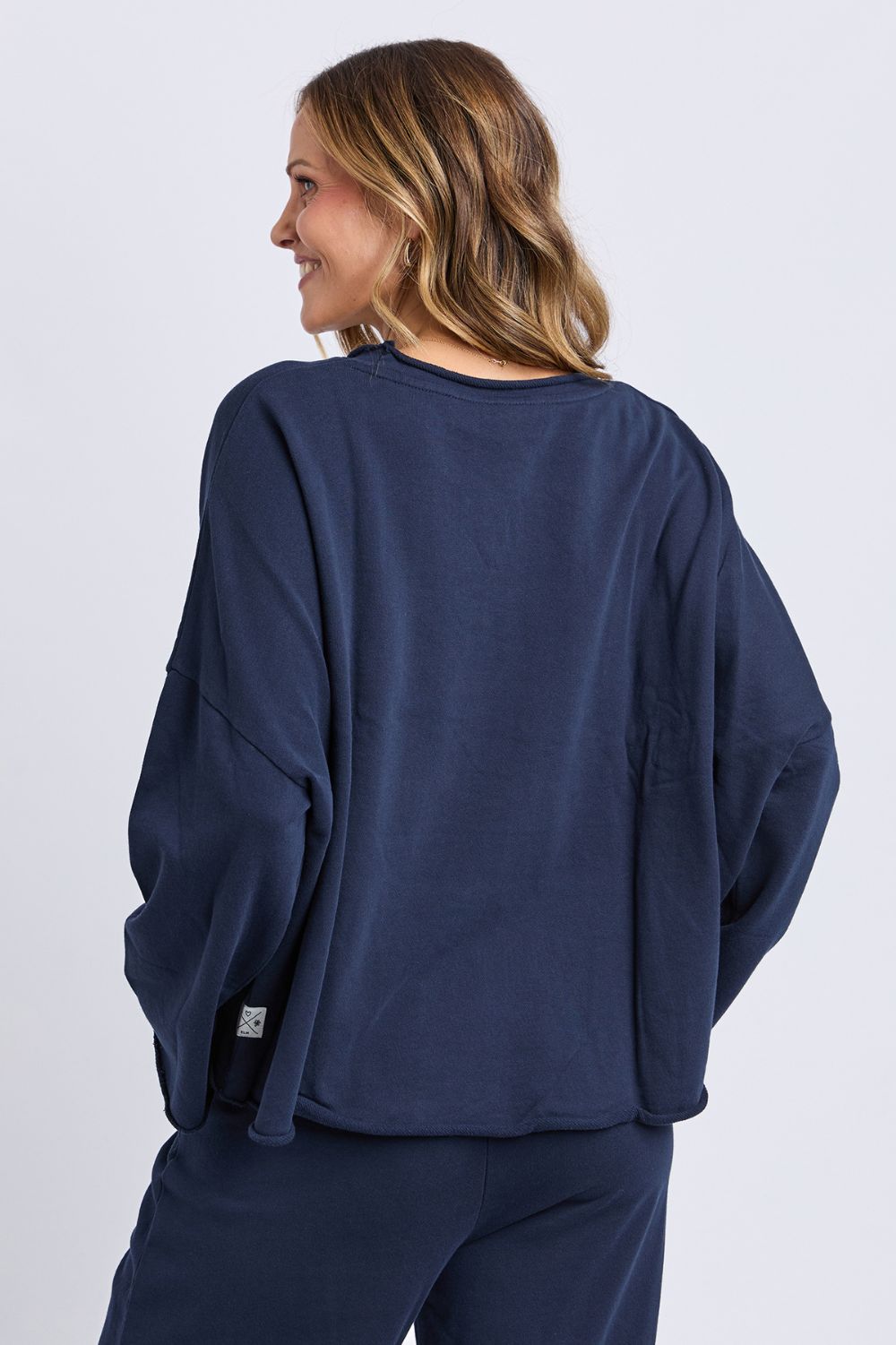 Elm Lifestyle - Gab L/S Sweat | Dark Sapphire - Jumper - Silvermaple Boutique