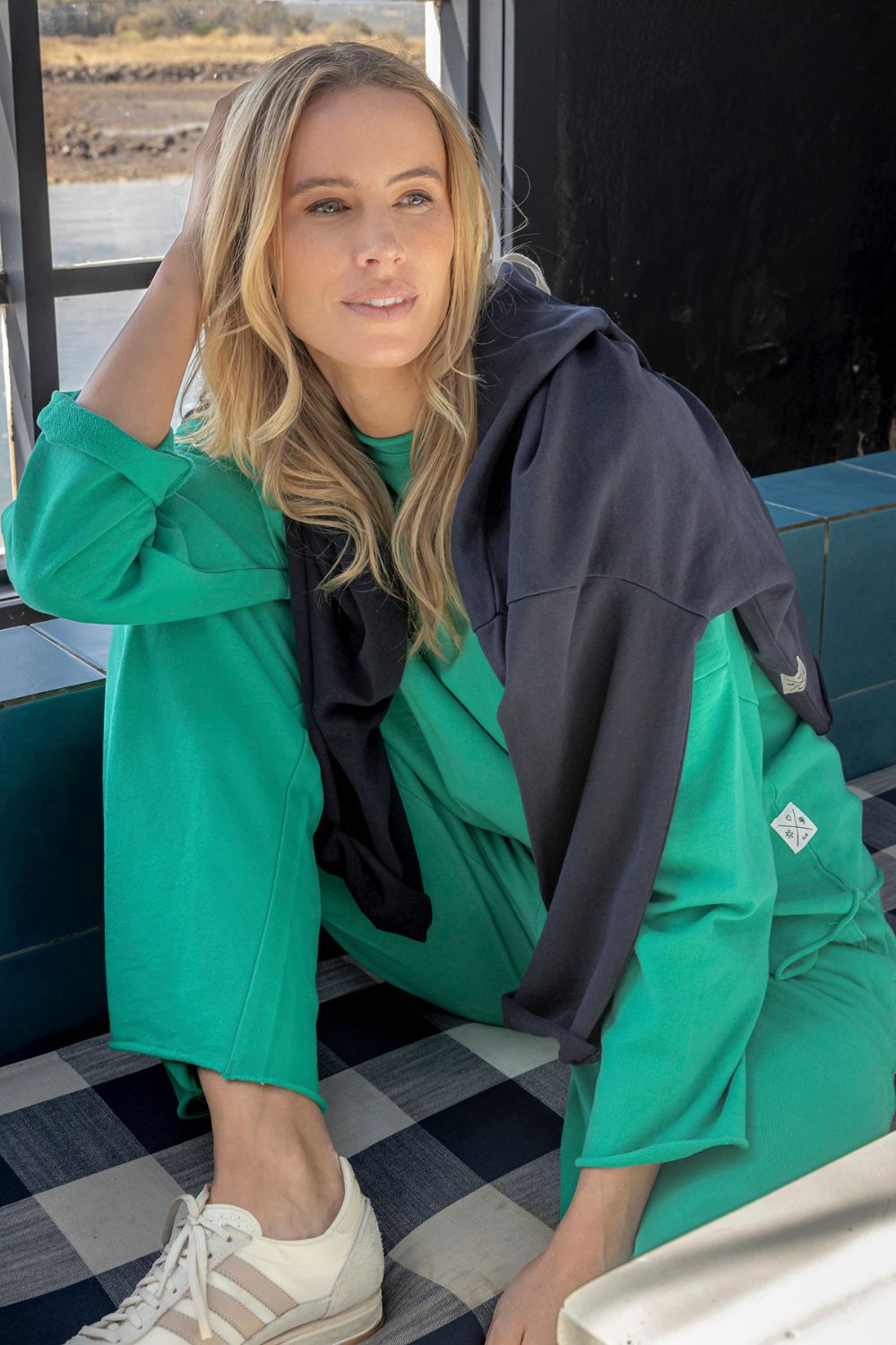 Elm Lifestyle - Gab L/S Sweat | Turquoise - Jumper - Silvermaple Boutique