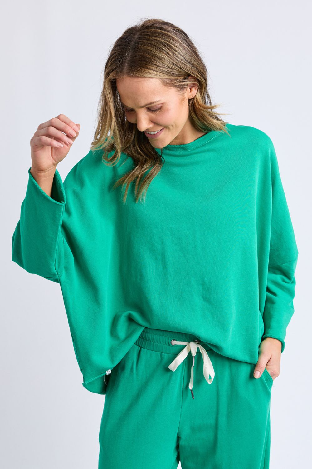 Elm Lifestyle - Gab L/S Sweat | Turquoise - Jumper - Silvermaple Boutique