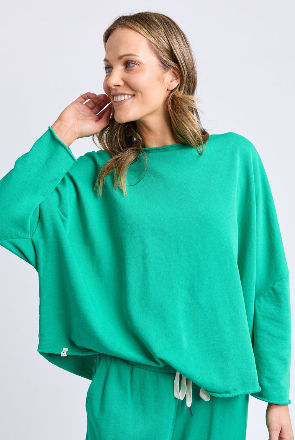 Elm Lifestyle - Gab L/S Sweat | Turquoise - Jumper - Silvermaple Boutique