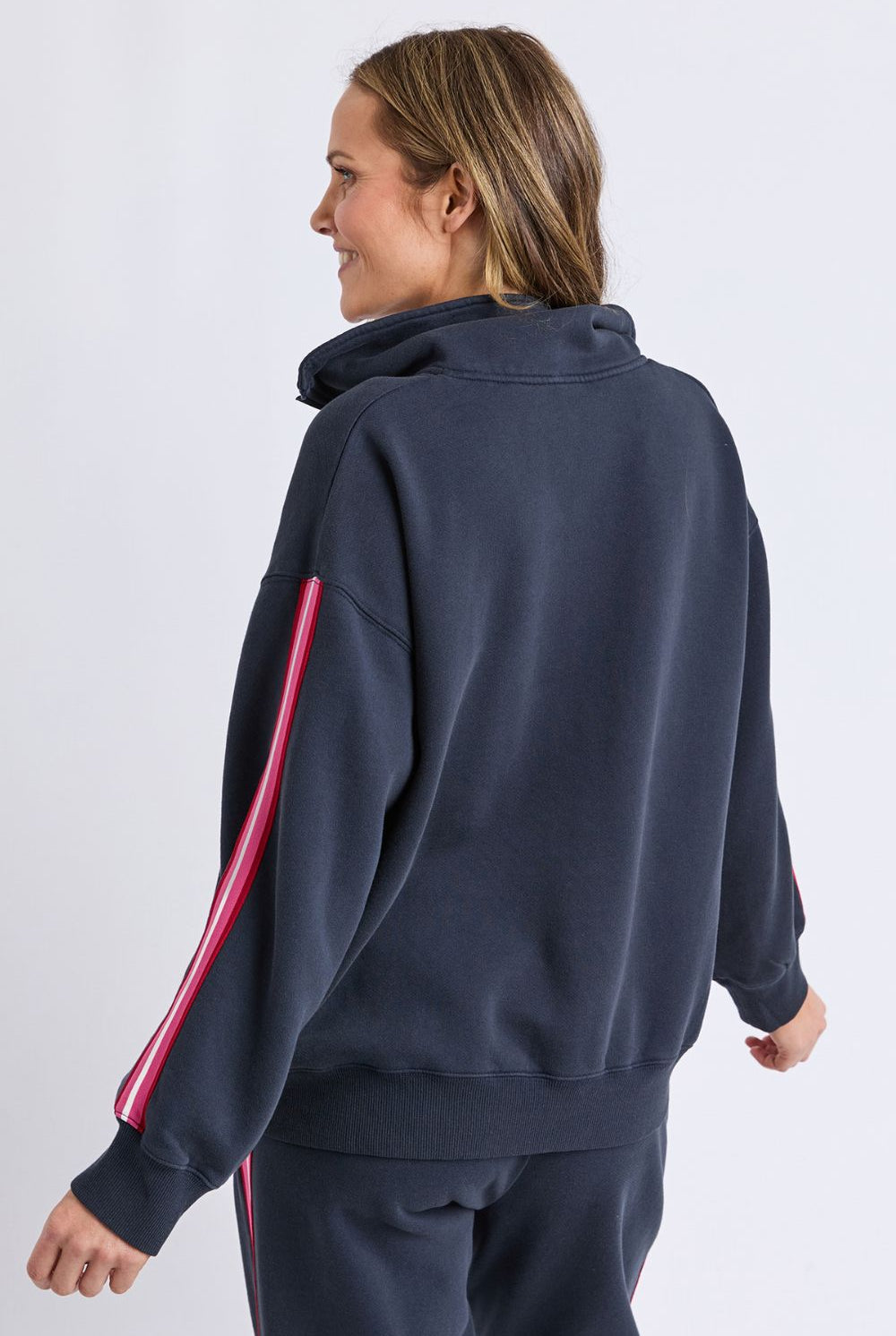 Elm Lifestyle - Lover 1/4 Zip | Navy - Jumper - Silvermaple Boutique