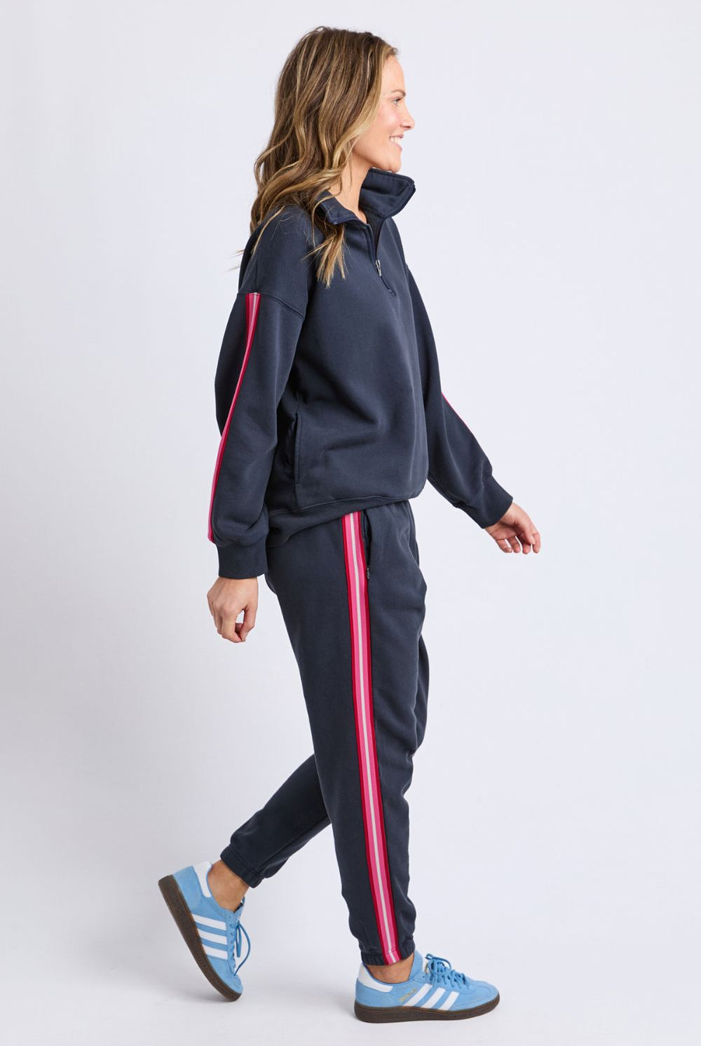 Elm Lifestyle - Lover Trackpant | Navy - Pants - Silvermaple Boutique