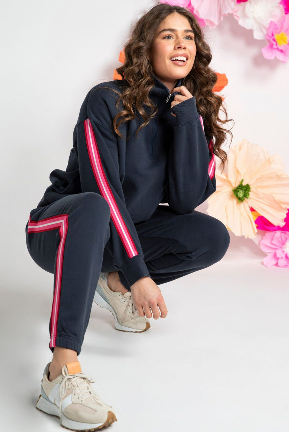 Elm Lifestyle - Lover Trackpant | Navy - Pants - Silvermaple Boutique