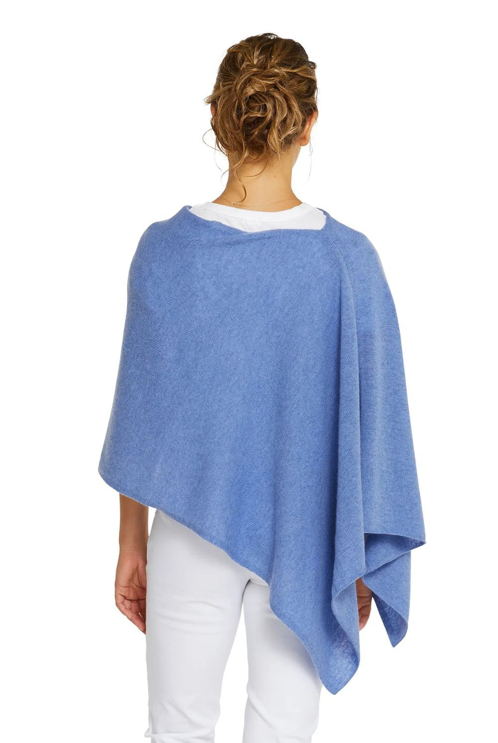Esperance & Co - Cashmere Topper | Cornflower Blue - Scarves & Wraps - Silvermaple Boutique