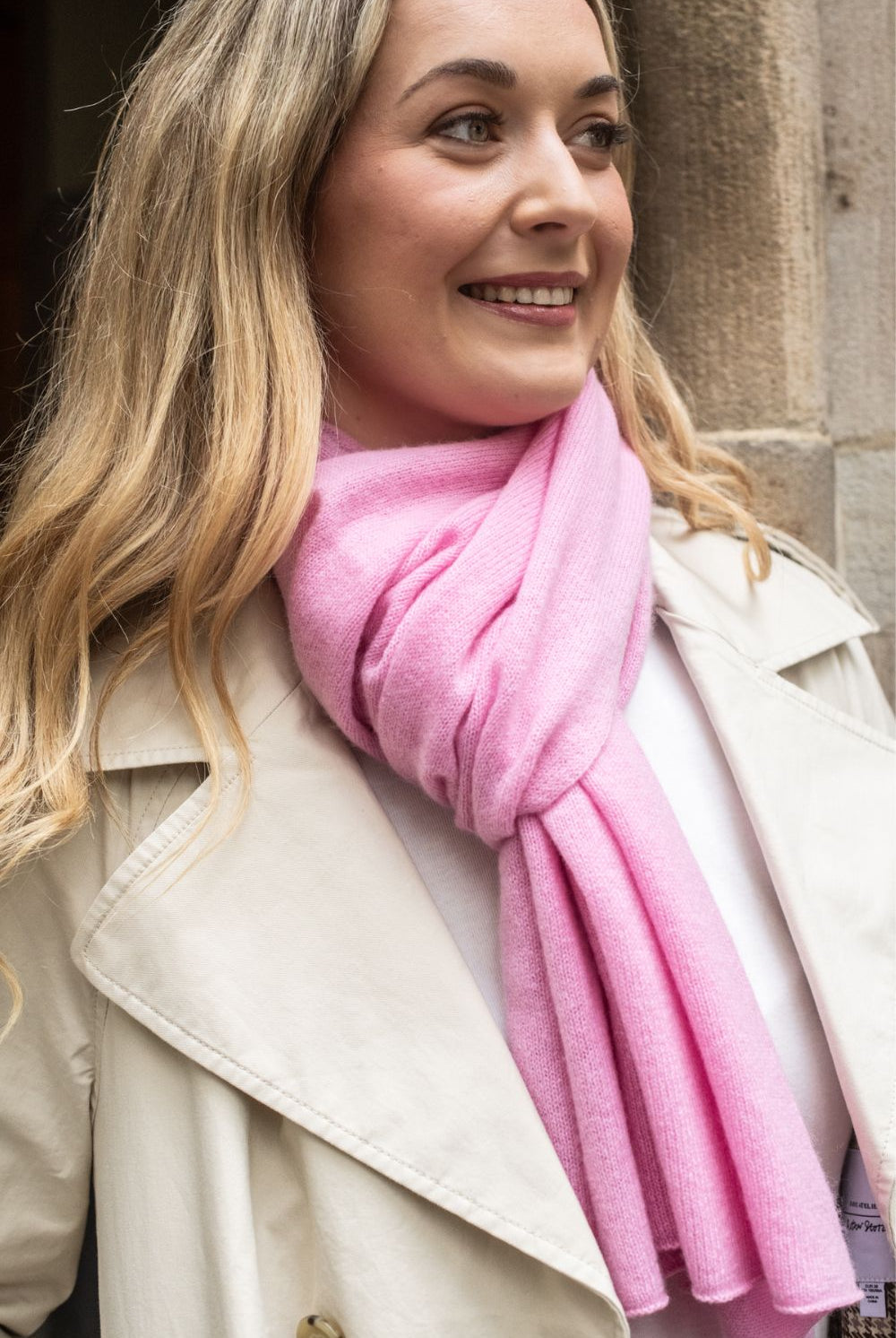 Esperance & Co - Cashmere Topper | Glam Pink - Scarves & Wraps - Silvermaple Boutique
