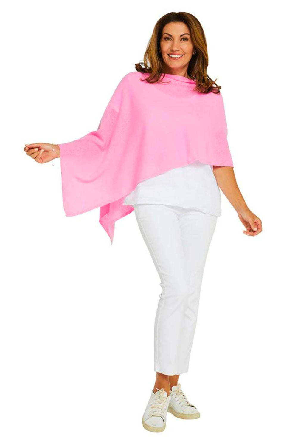 Esperance & Co - Cashmere Topper | Glam Pink - Scarves & Wraps - Silvermaple Boutique